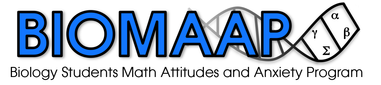 BIOMAAP: Biology Student Math Attitudes and Anxiety Program group image