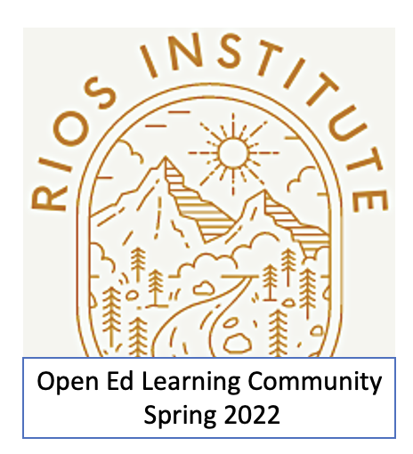 RIOS - Learning Community: Open Ed Spring 2022 Logo