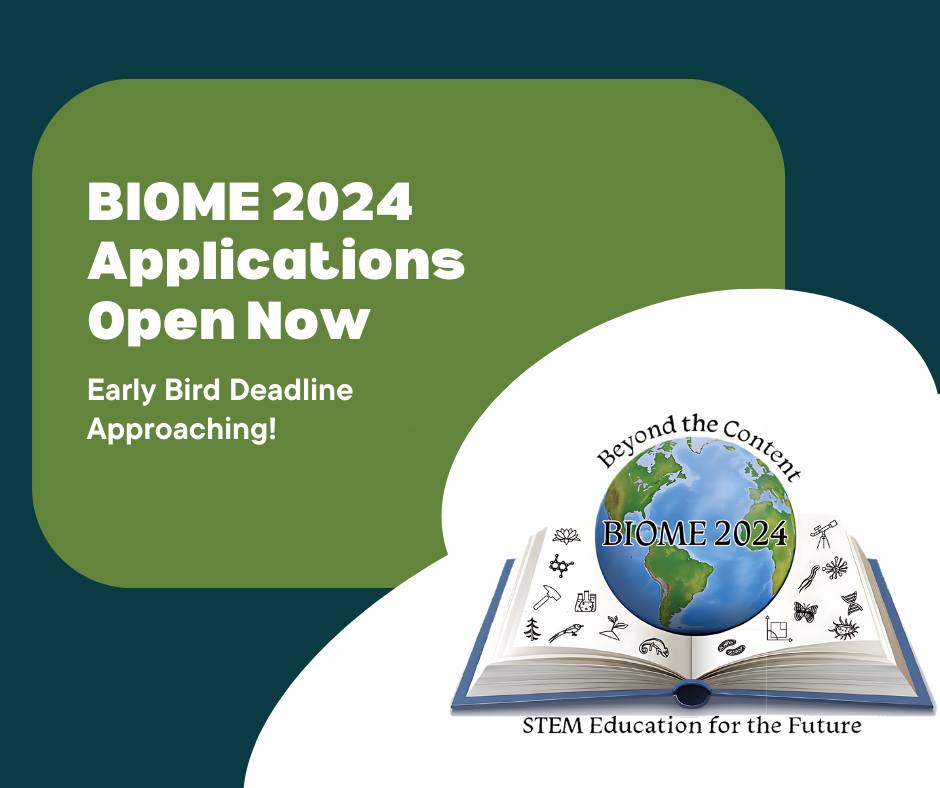 BIOME logo with text stating deadline approaching