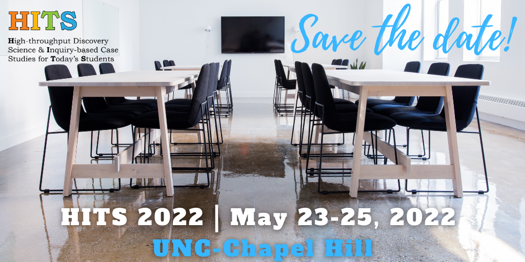 HITS 2022: Save the date! May 23-25, 2022 @ UNC Chapel Hill