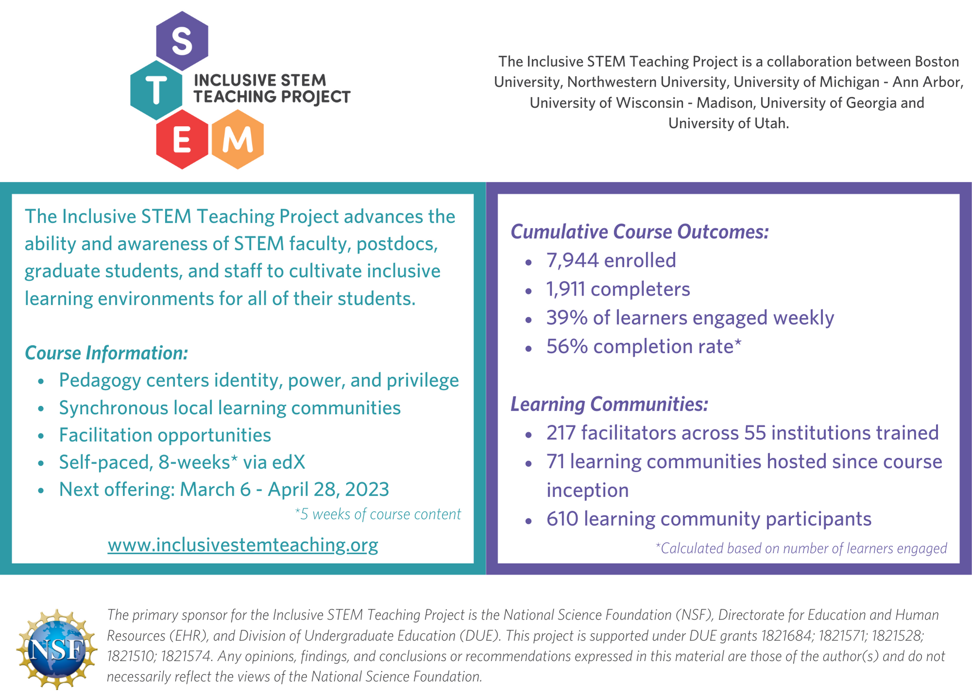 Inclusive STEM Project's Flyer