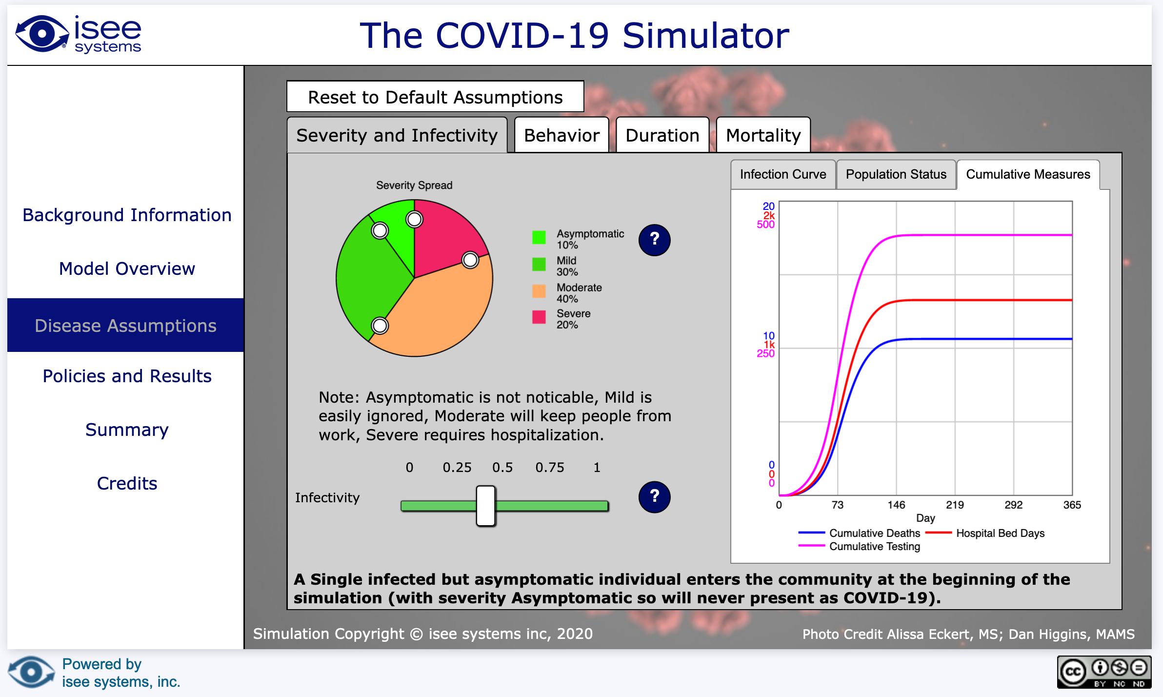 COVID-19 Simulator (ISEE) Module