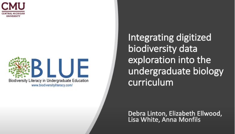 Integrating digitized biodiversity data exploration into the undergraduate biology curriculum