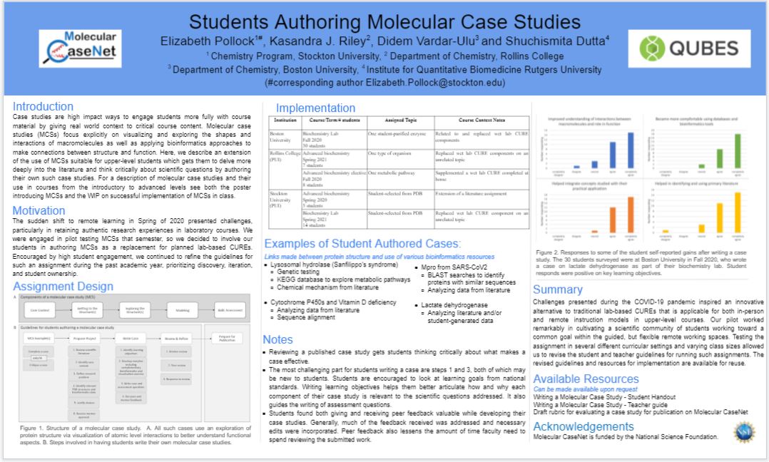 Students Authoring Molecular Case Studies