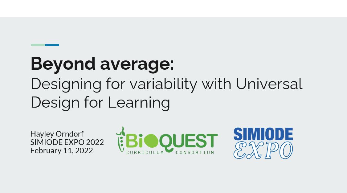 Beyond Average: Designing for Variability with Universal Design for Learning