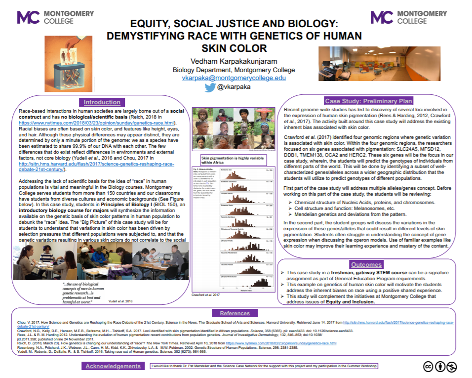 EQUITY, SOCIAL JUSTICE AND BIOLOGY: DEMYSTIFYING RACE WITH GENETICS OF HUMAN SKIN COLOR